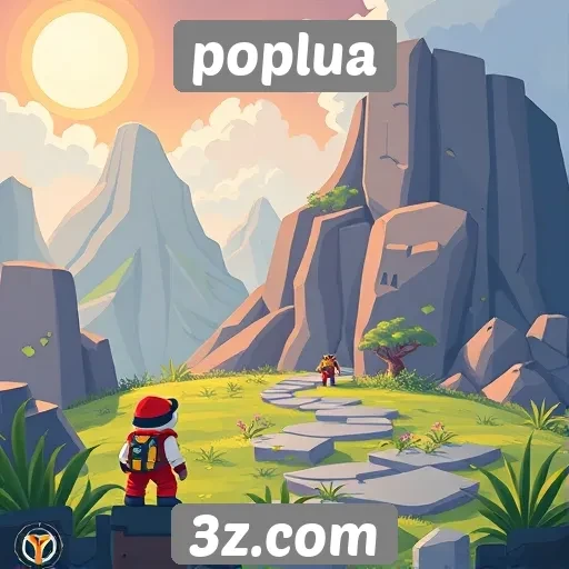 Tendências no design de jogos do site Poplua