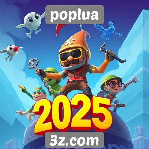 Jogos mais populares do site Poplua em 2025